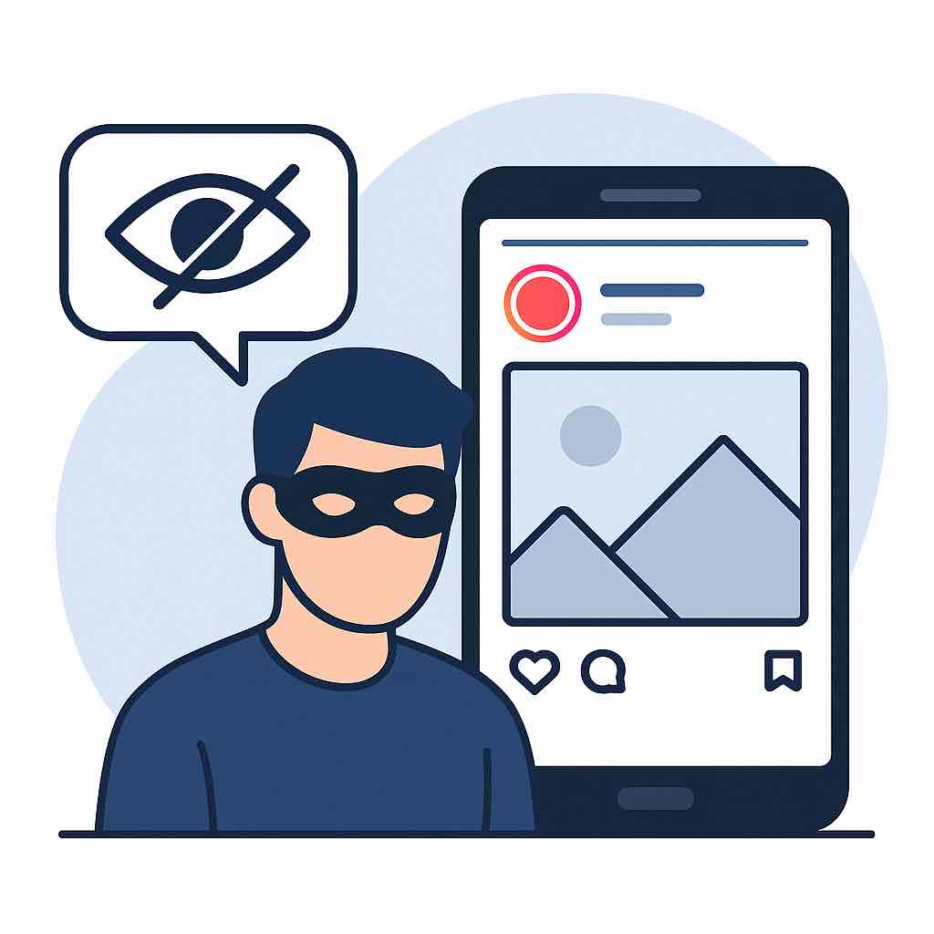 دیدن استوری بدون سین